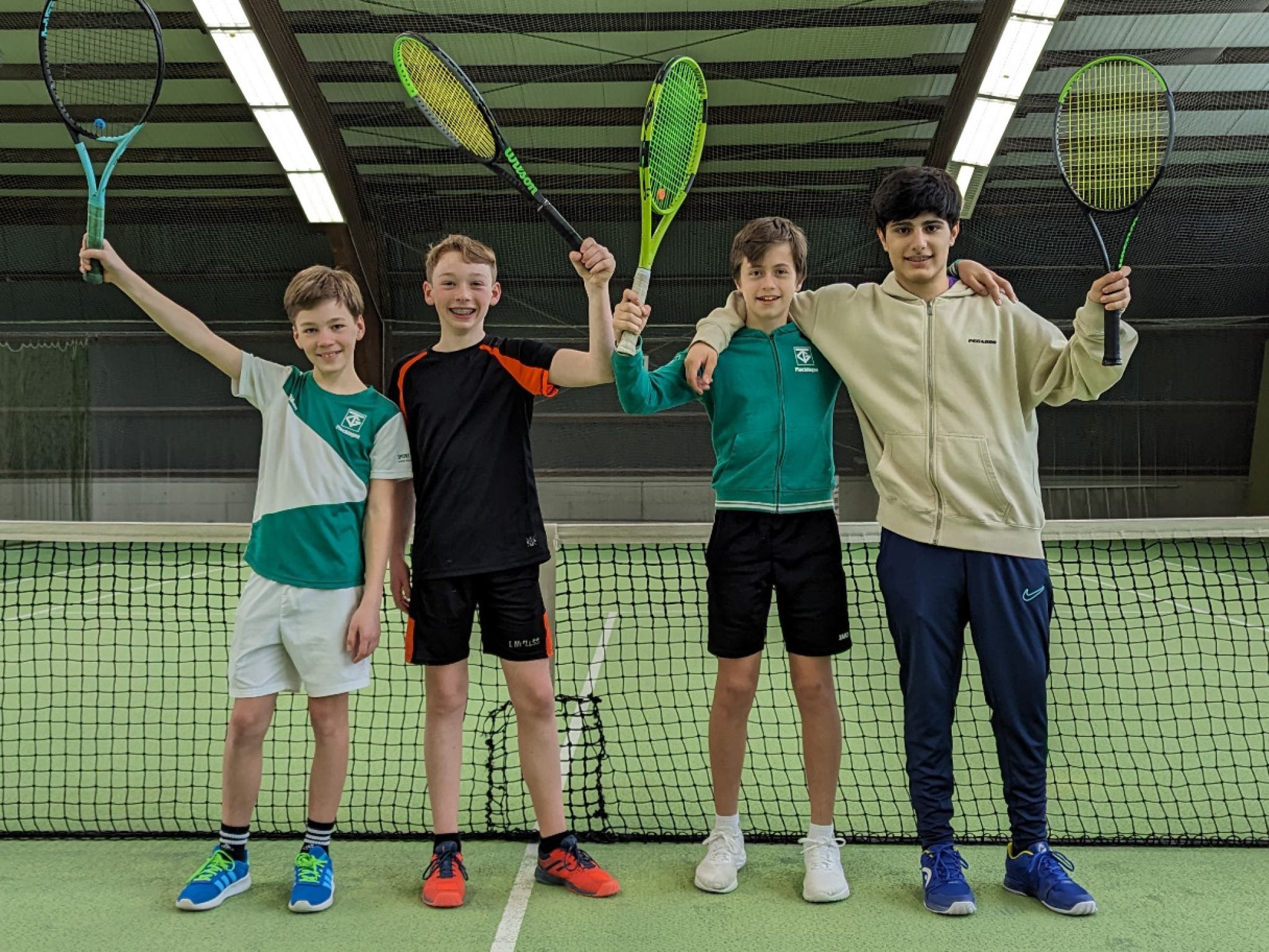 Beide Doppel im Match-Tiebreak – spannender Jahresabschluss für die Junioren U15/1